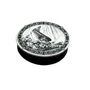 Polystone Wildlife Rainbow Trout Oval Shaped Trinket Box